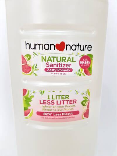 image 2: Zesty Pomelo Natural Sanitizer 1 Liter