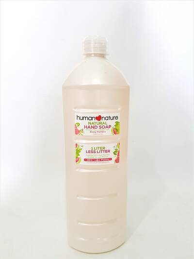 image 1: Zesty Pomelo Natural Hand Soap 1 Liter