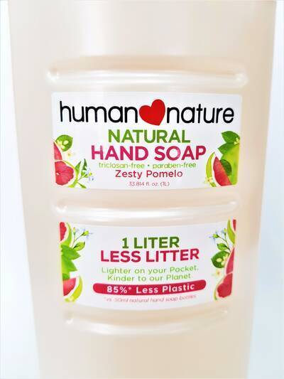 image 2: Zesty Pomelo Natural Hand Soap 1 Liter