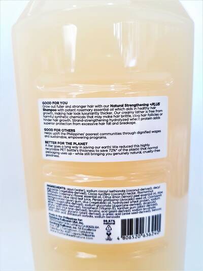 image 3: Natural Strengthening +PLUS Shampoo 1000 ml