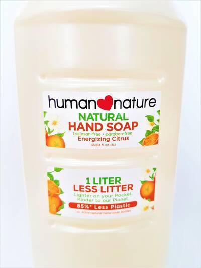 image 2: Energizing Citrus Natural Hand Soap 1 Liter