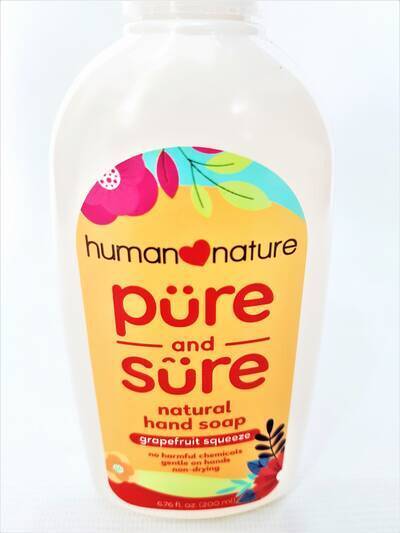 image 2: Grapefruit Squeeze Pure and Sure Natural Hand Soap 200 ml