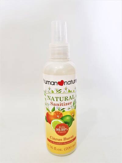 Citrus Burst Natural Sanitizer 200 ml