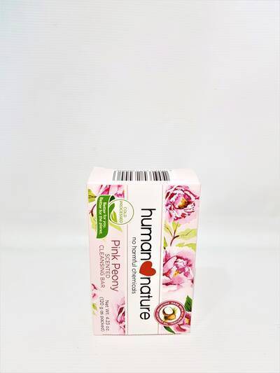 image 1: Pink Peony Scented Cleansing Bar 120g