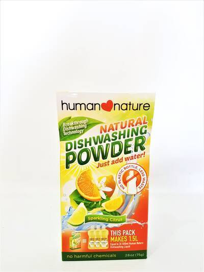 image 1: Natural Dishwashing Powder 75g