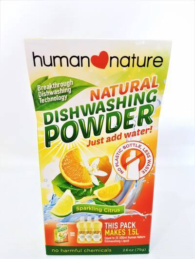 image 2: Natural Dishwashing Powder 75g