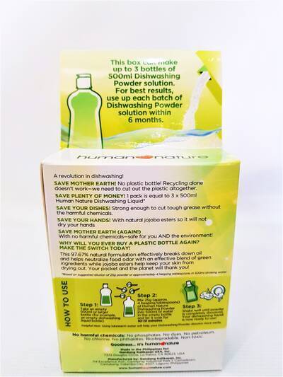 image 3: Natural Dishwashing Powder 75g