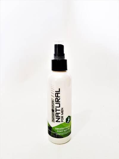 Natural Deodorizing foot spray for men 100 ml