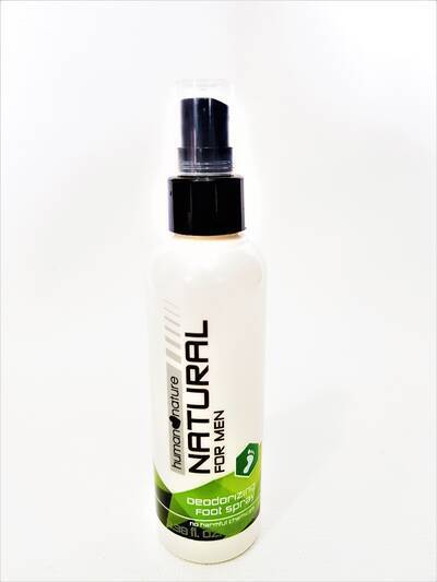 image 2: Natural Deodorizing foot spray for men 100 ml