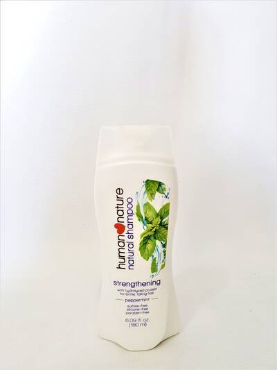 image 1: Peppermint Natural Strengthening Shampoo 180 ml