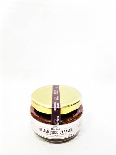 image 2: First Harvest Salted Coco Caramel 125g