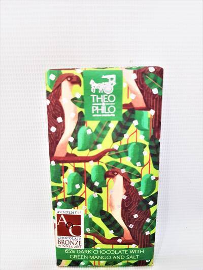 image 2: Theo & Pilo Chocolates 45g Green Mango & Salt