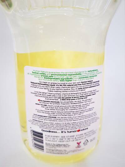 image 3: Lemon Calamansi Natural Dishwashing Liquid 500 ml