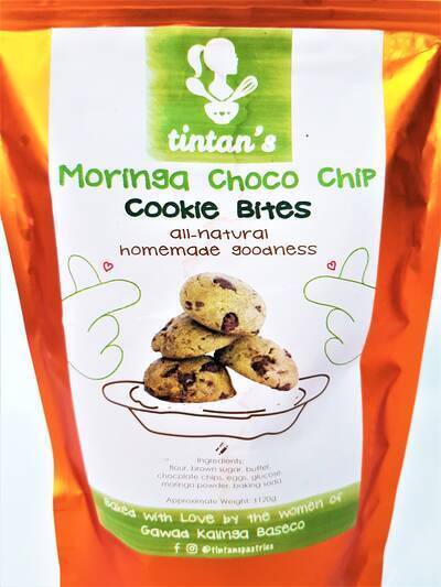 image 2: Tintan's Cookie Bites Moringa Choco Chip 120g