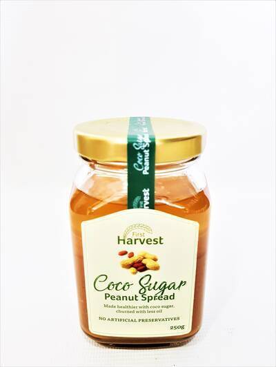 image 2: First Harvest Coco Sugar Peanut Spread 250g