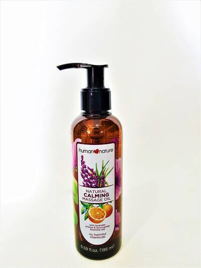 image 1: Natural Calming Massage oil 195 ml 